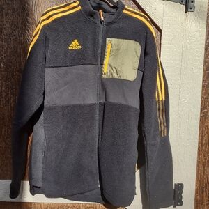 Adidas Tiro Winterized Sherpa Full Zip Sports Jacket Mens L